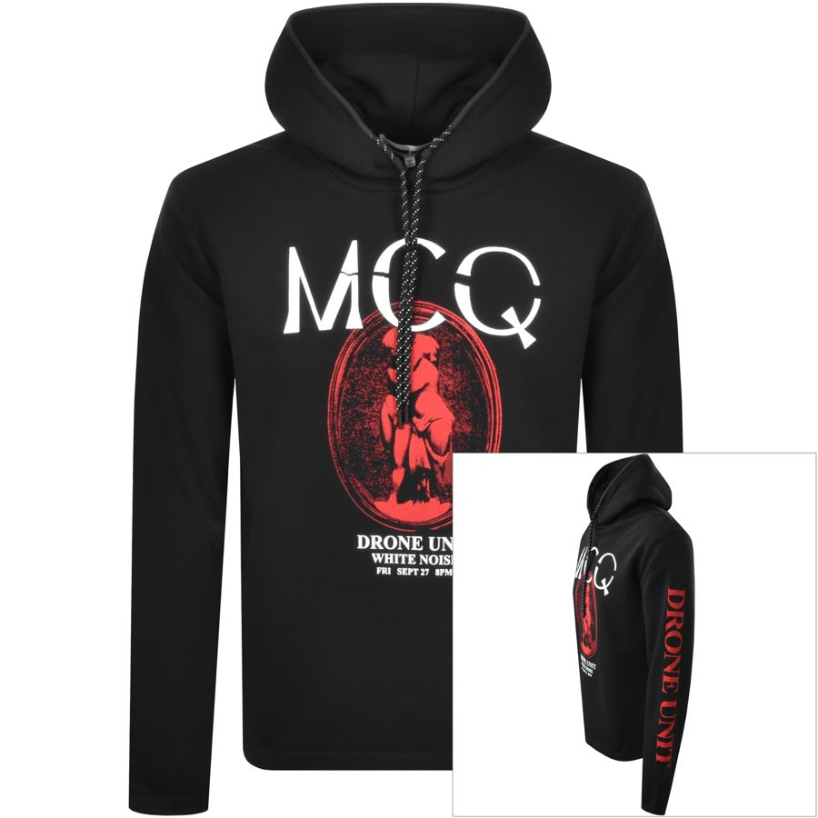 Alternative Image for ProductMCQ Alexander McQueen Logo Hoodie Black1